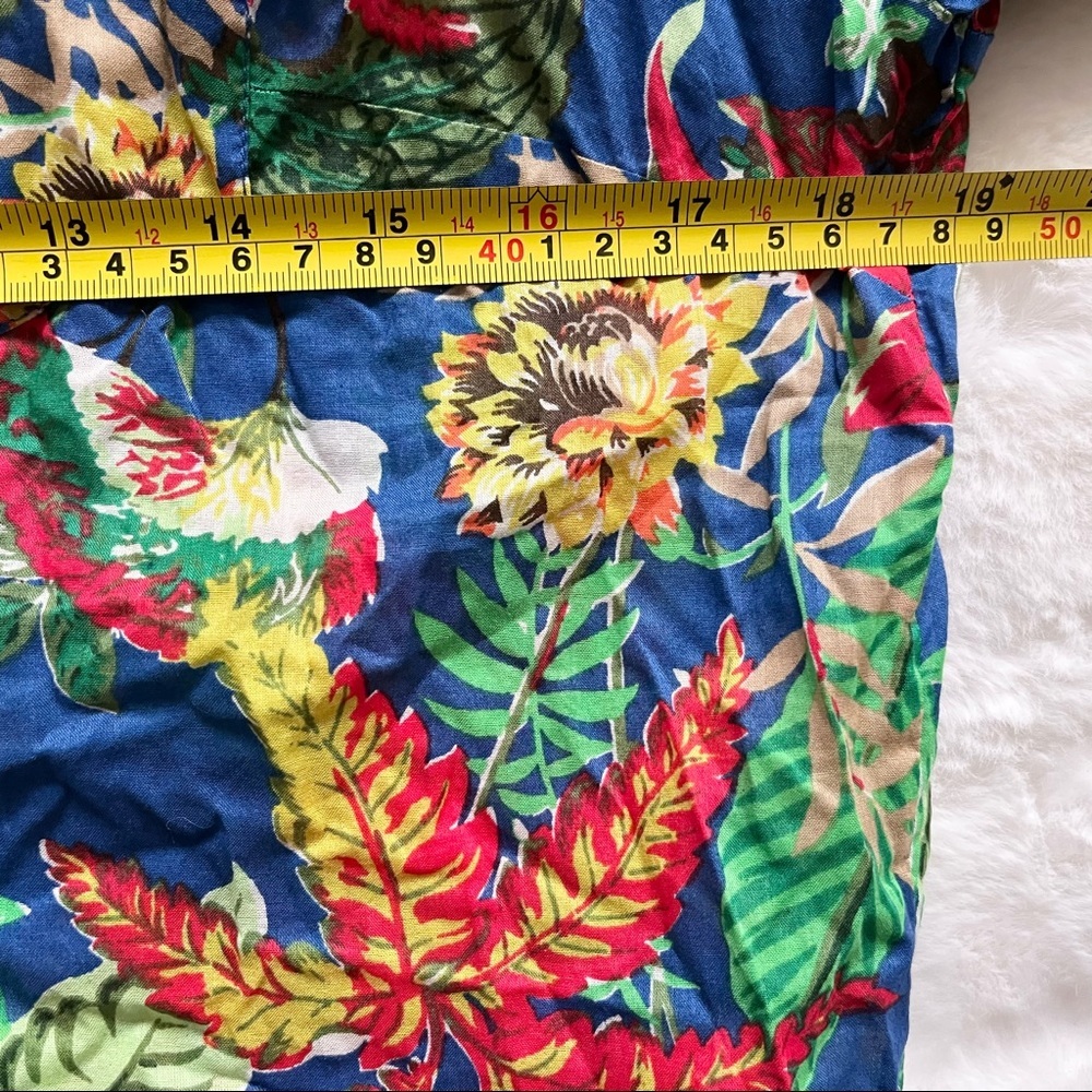 TALBOTS TROPICAL HAWAIIAN PRINT TOP NWT AND SKIRT Resort Vacation Date - Picture 3 of 12